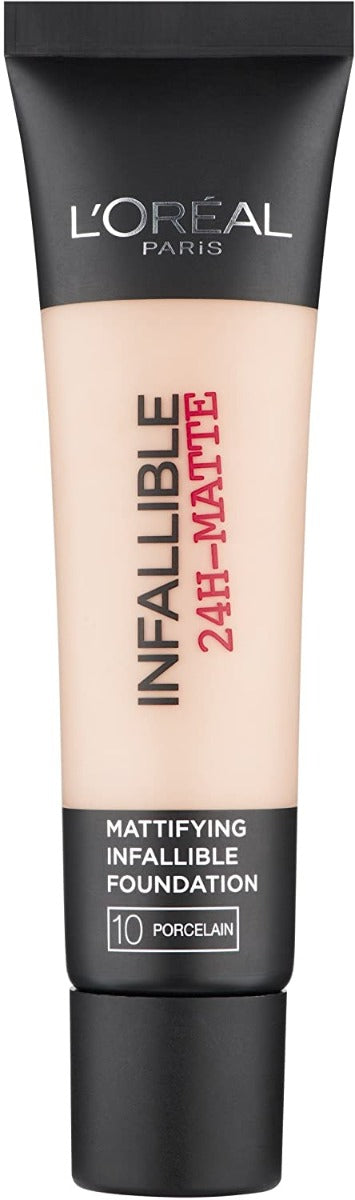 L'Oreal Paris INFAILLIBLE MATTE FOUNDATION -10 PORCELAINE