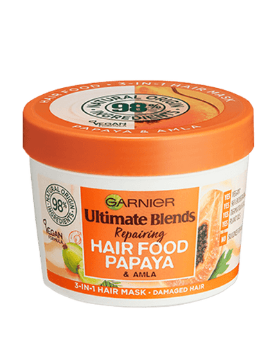 Garnier Ultimate Blends Hair Food PAPAYA AND ALMA HAIR FOOD 390ML