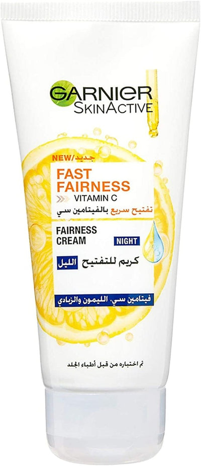 Garnier Skin Active Fast Fairness Night Cream With Vitamin C, Lemon And Yogurt