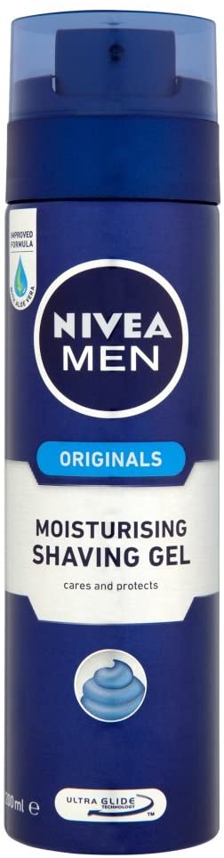 NIVEA MEN PROTECT & CARE MOISTURISING SHAVING GEL 200ml