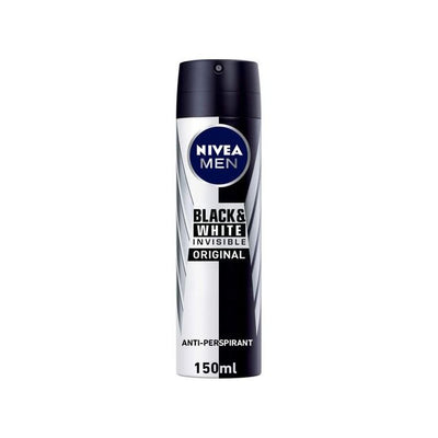 Nivea Deodorant Spray For Men Invisible Black&White 150 ml
