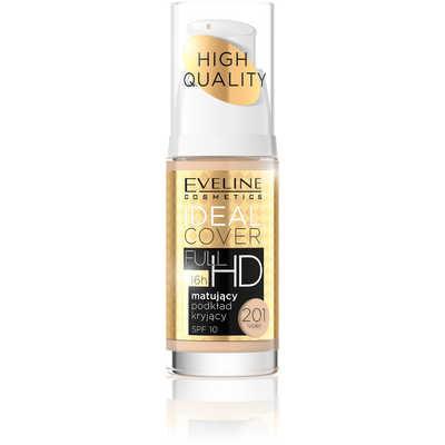 EVELINE IDEAL COVER FULL HD - LONG-LASTING MATT & COVERING FOUNDATION
