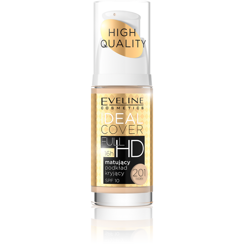 EVELINE IDEAL COVER FULL HD - LONG-LASTING MATT & COVERING FOUNDATION