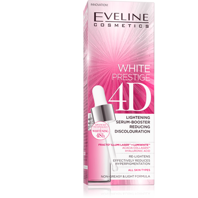 Eveline WHITE PRESTIGE 4D LIGHTENING SERUM-BOOSTER 18ML
