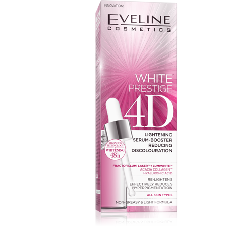 Eveline WHITE PRESTIGE 4D LIGHTENING SERUM-BOOSTER 18ML