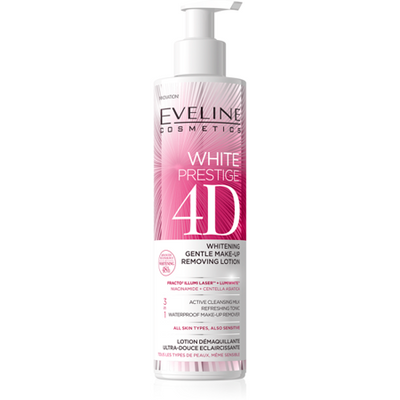 Eveline White Prestige 4D Whitening Gentle Make-Up Removing Lotion 245ml