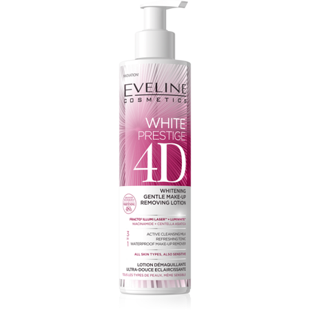 Eveline White Prestige 4D Whitening Gentle Make-Up Removing Lotion 245ml