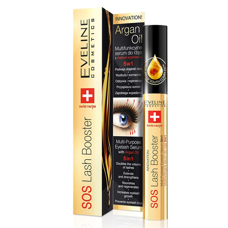 EVELINE SOS Eyelash Serum With Argan Oil 10ml