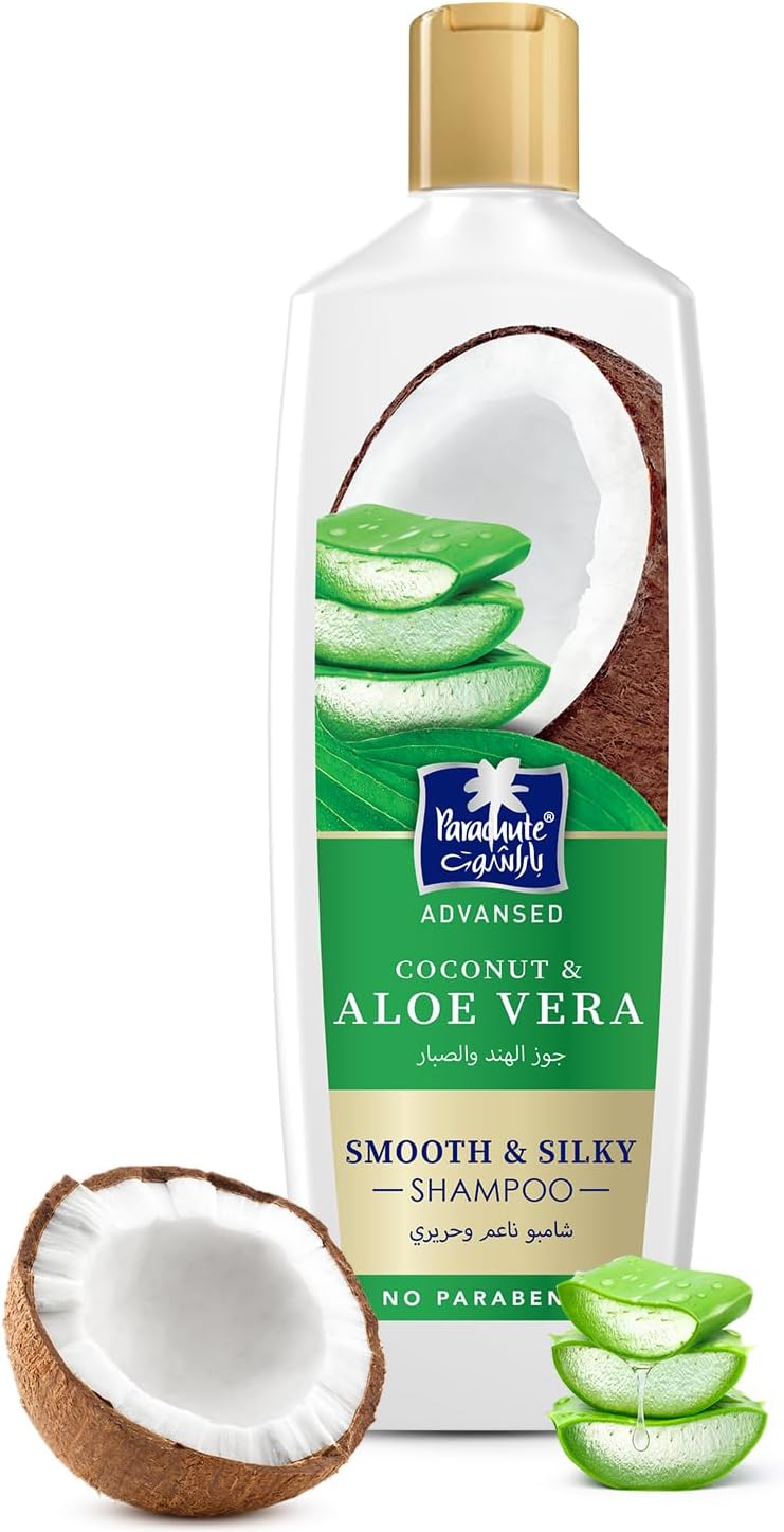 Parachute Advansed Smooth & Silky Shampoo with Aloe Vera & Coconut 340ml