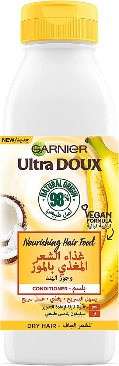 Garnier Banana Hair Food Conditioner For Dry Hair 350Ml