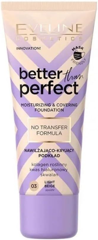 Eveline Better Than Perfect Covering Foundation 30ml-03 Light Beige|
