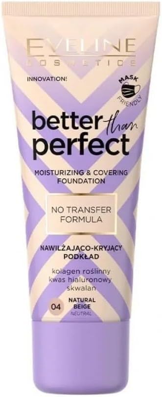 Eveline Better Than Perfect Covering Foundation 30ml-04 Natural Beige|