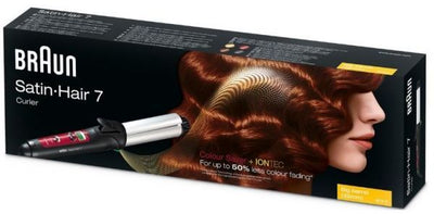 Braun EC2 Satin Hair 7 Curler Curling Iron, 220 Volts