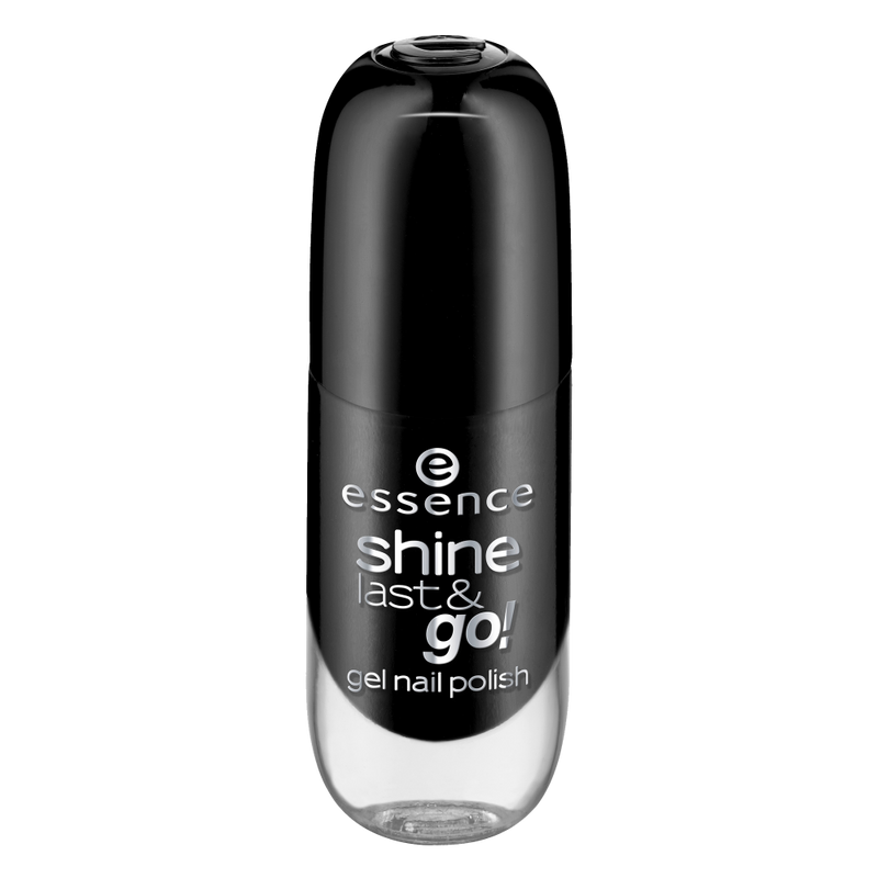 Essence shine last & go! gel nail polish-46 Black is back