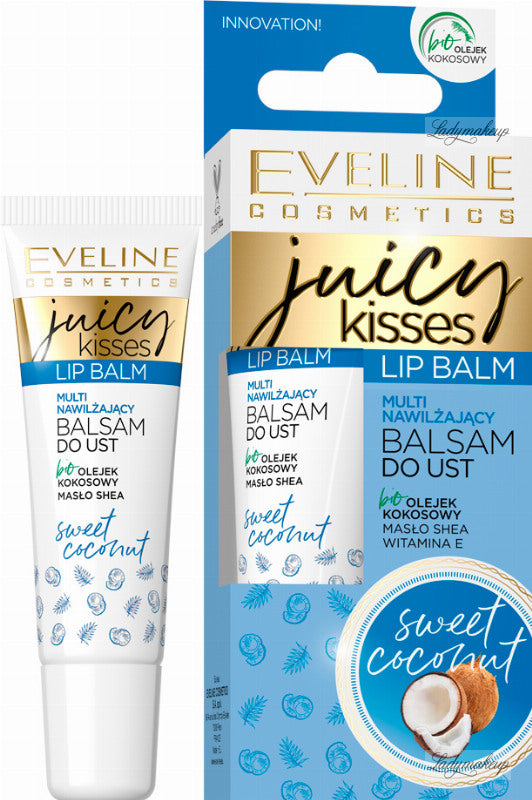 Eveline Cosmetics JUICY KISSES lip balm Coconut