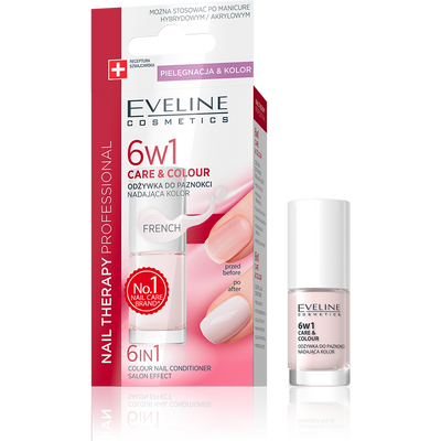 EVELINE NAIL THERAPY 6IN1 CARE & COLOUR