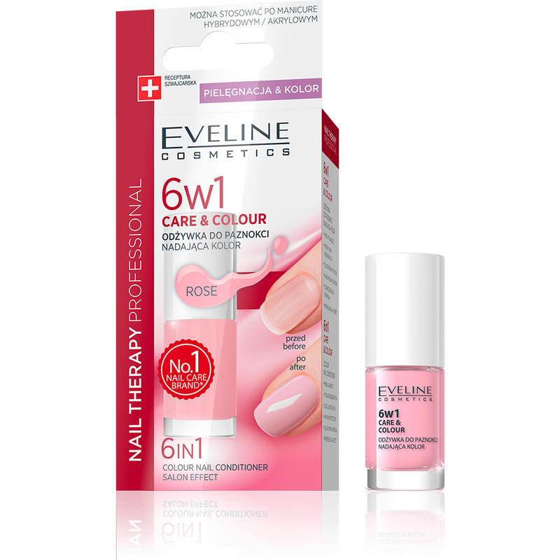 EVELINE NAIL THERAPY 6IN1 CARE & COLOUR
