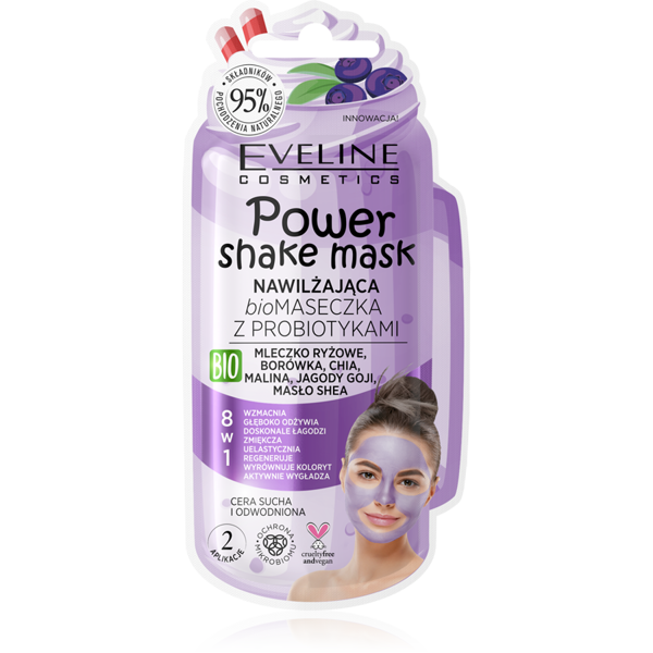 Eveline Power Shake Mask Moisturizing 8in1