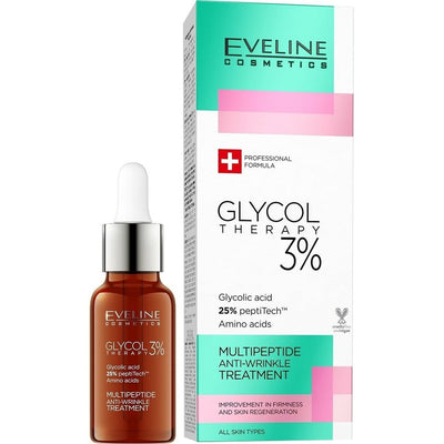 Eveline Glycol Therapy 3% Multipeptide Anti-Wrinkle Treatment 18ml
