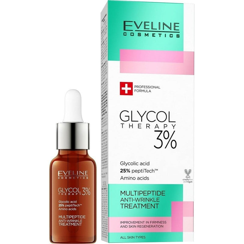 Eveline Glycol Therapy 3% Multipeptide Anti-Wrinkle Treatment 18ml