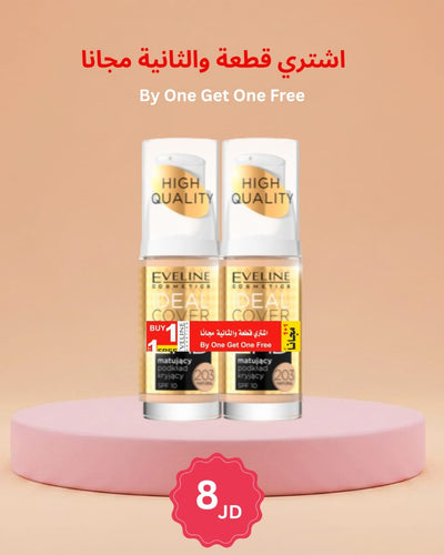 EVELINE IDEAL COVER FOUNDATION + 1 FREE