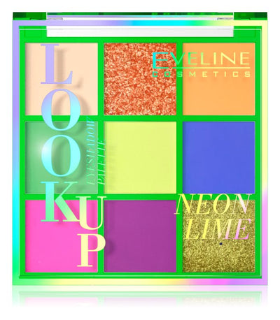 Eveline Look Up Eyeshadow Palette Neon Lime