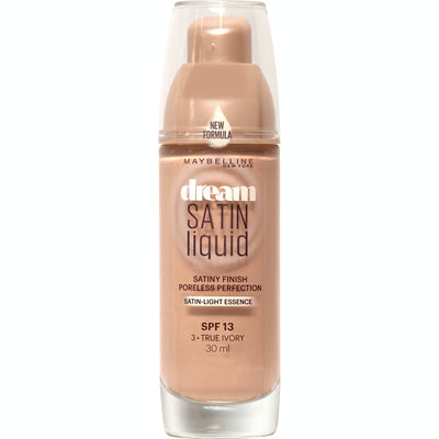 MAYBELLINE DREAM SATIN LIQUID FOUNDATION-03 TRUE IVORY.