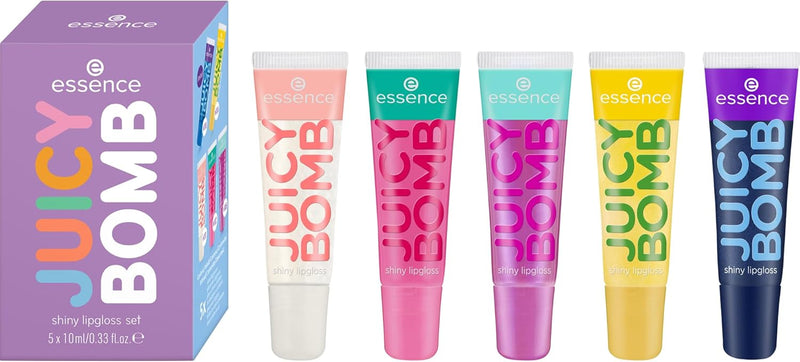 Essence JUICY BOMB shiny lipgloss set