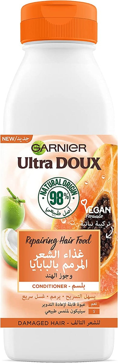 Garnier Papaya Hair Food Conditioner For Damaged Hair 350Ml