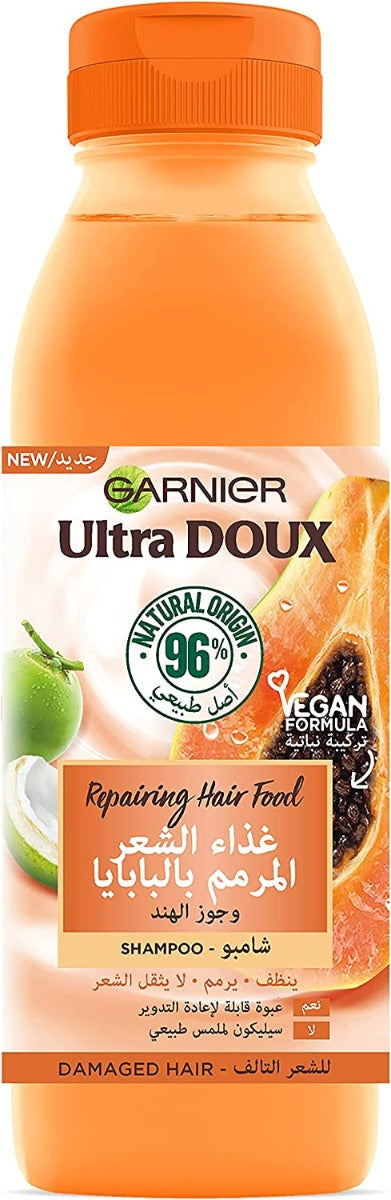 Garnier Papaya Hair Food Shampoo For Damaged Hair 350Ml