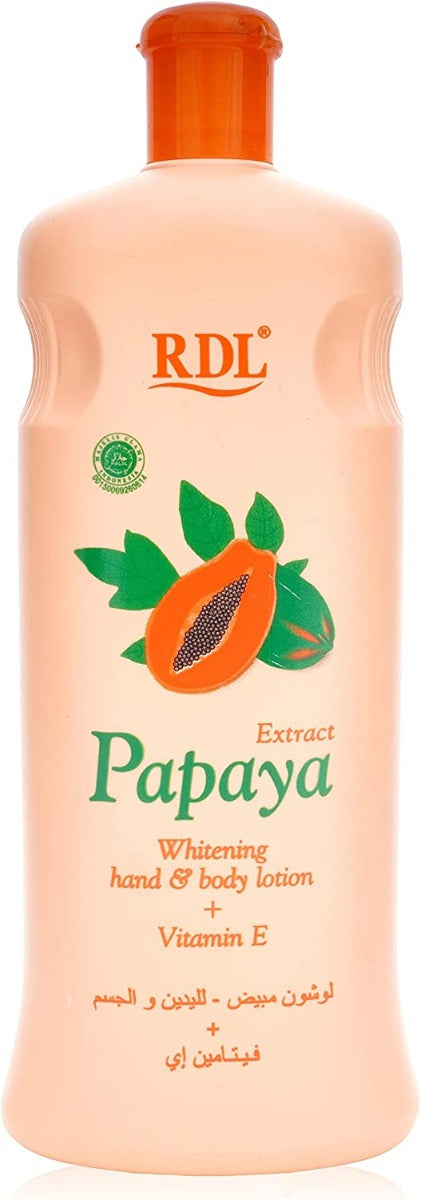 Rdl Papaya Hands And Body Lotion 600ml