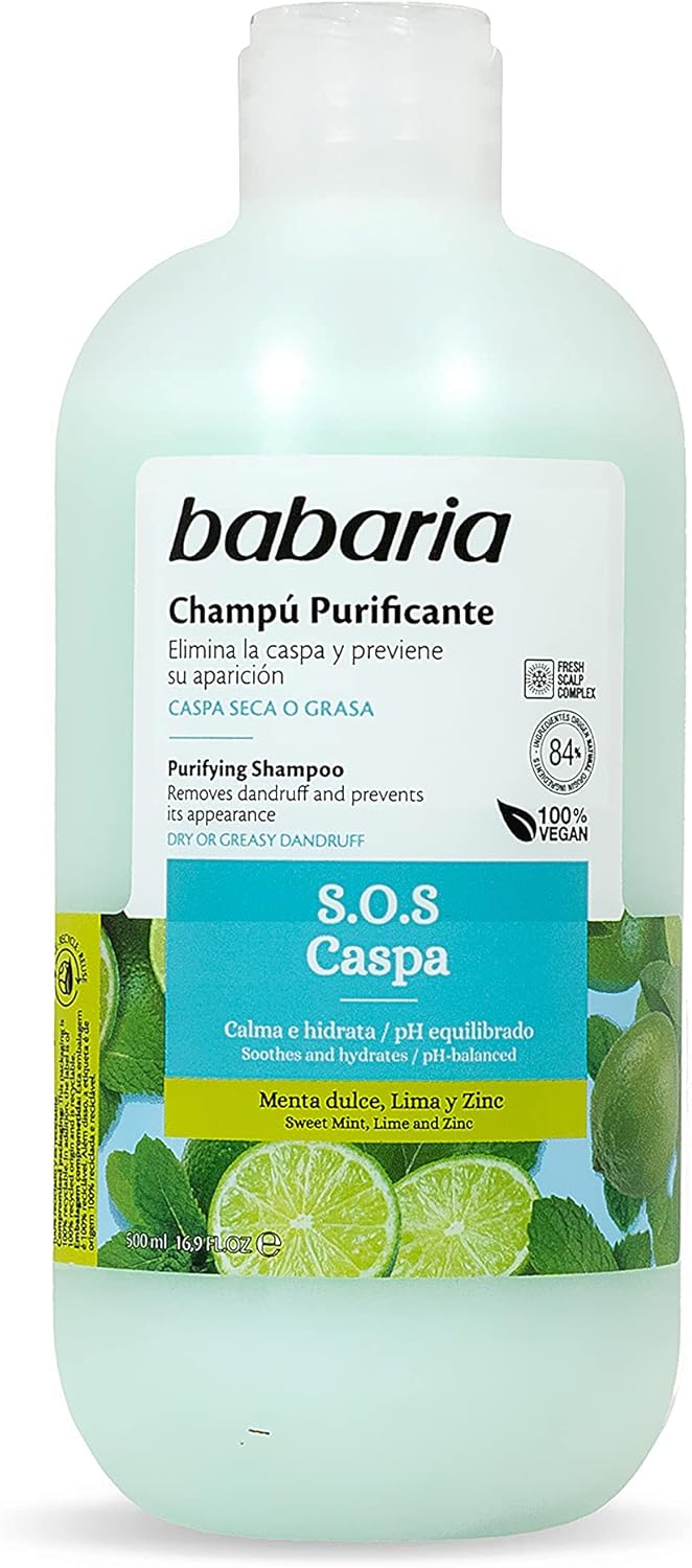 Babaria SOS Dandruff Purifying Shampoo 500ml